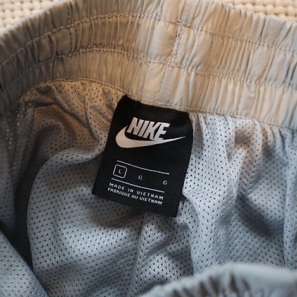 Nike Kids Straight Leg Colorblock Gray Track Pants Size Large - Picture 7 of 7